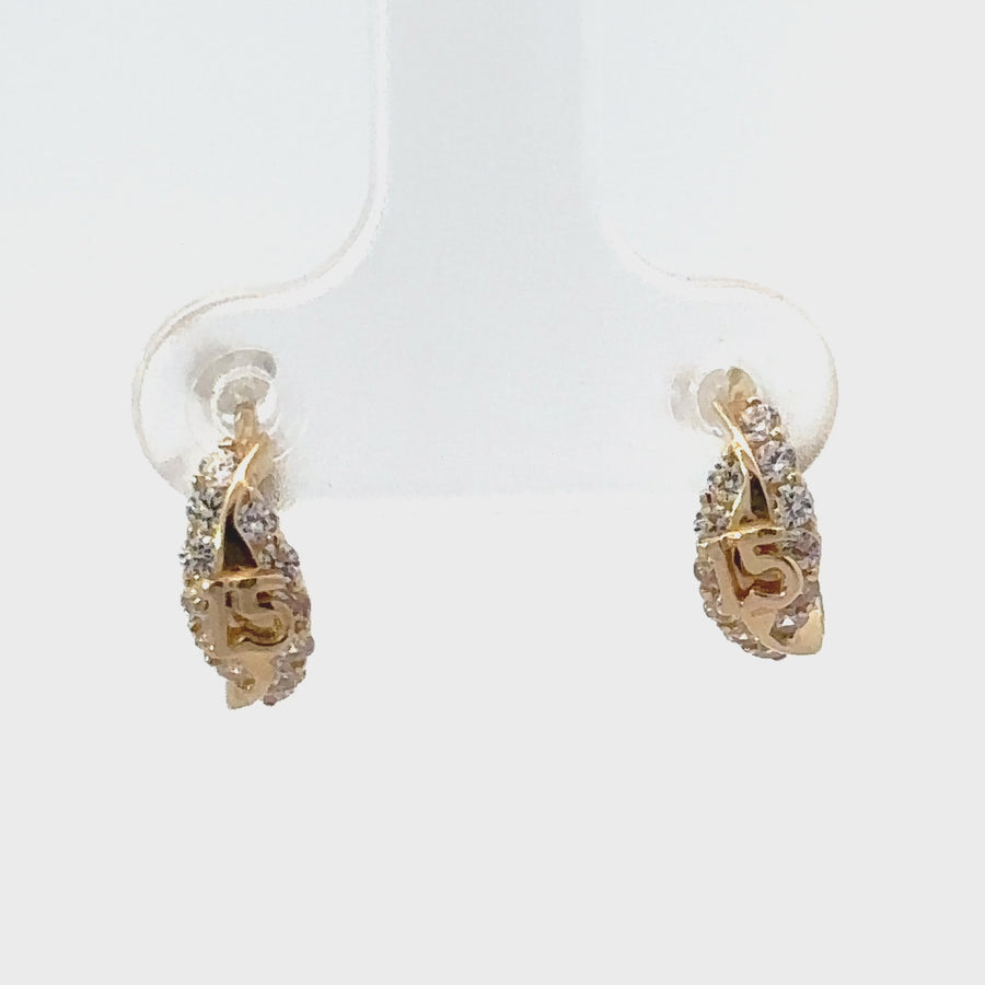 14k Gold Extra Small Earrings for Babies