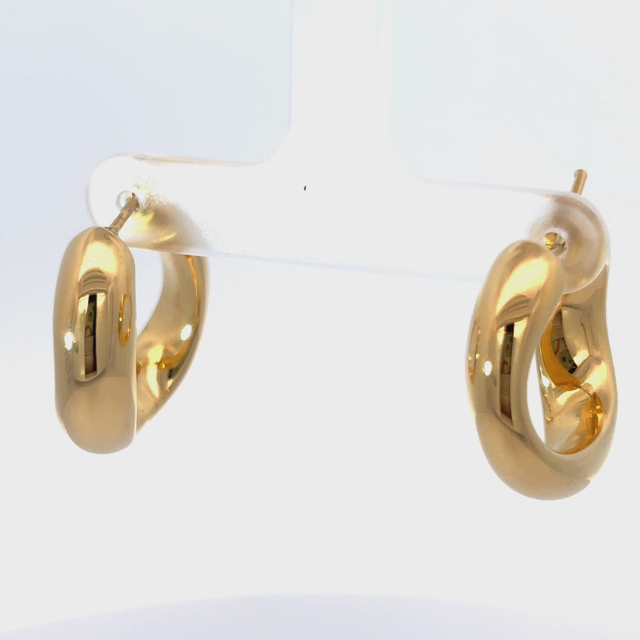 Elegant 14k Gold Hoop Earrings for Women