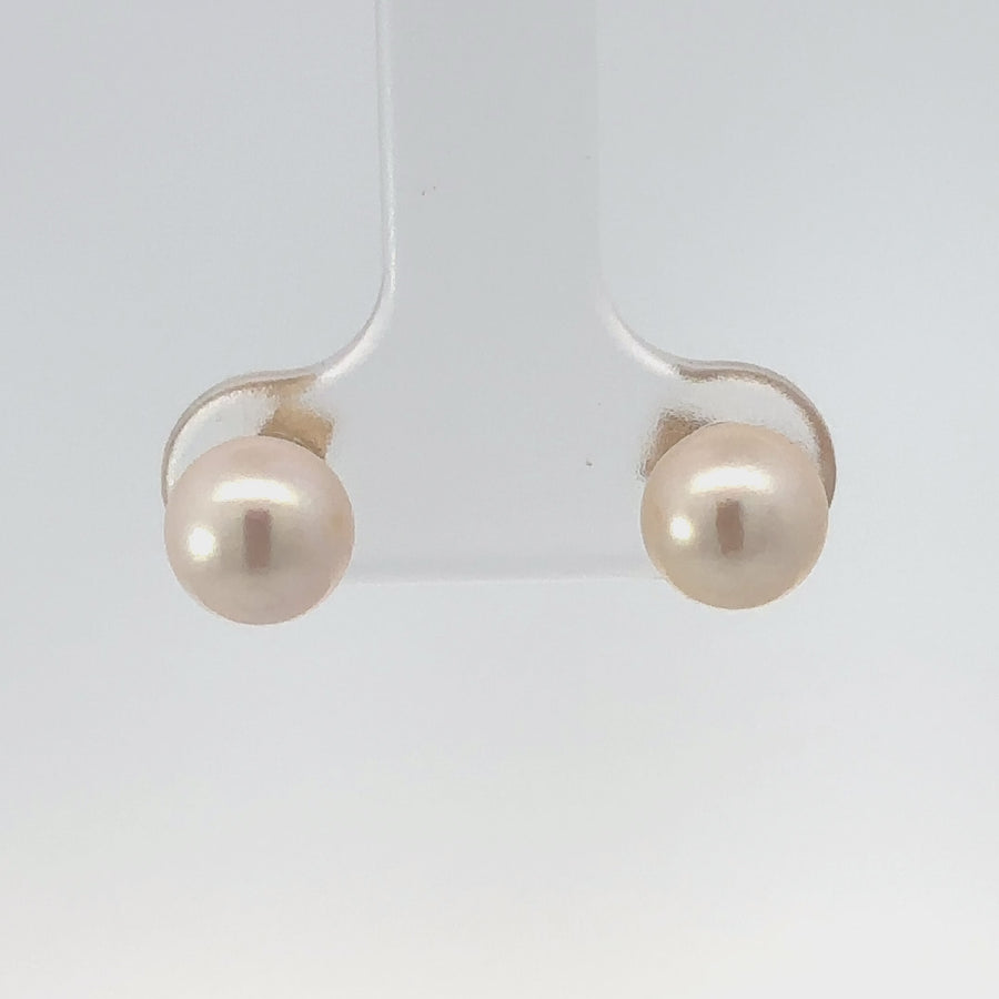 14k Gold Pearl Earrings for Baby and Women