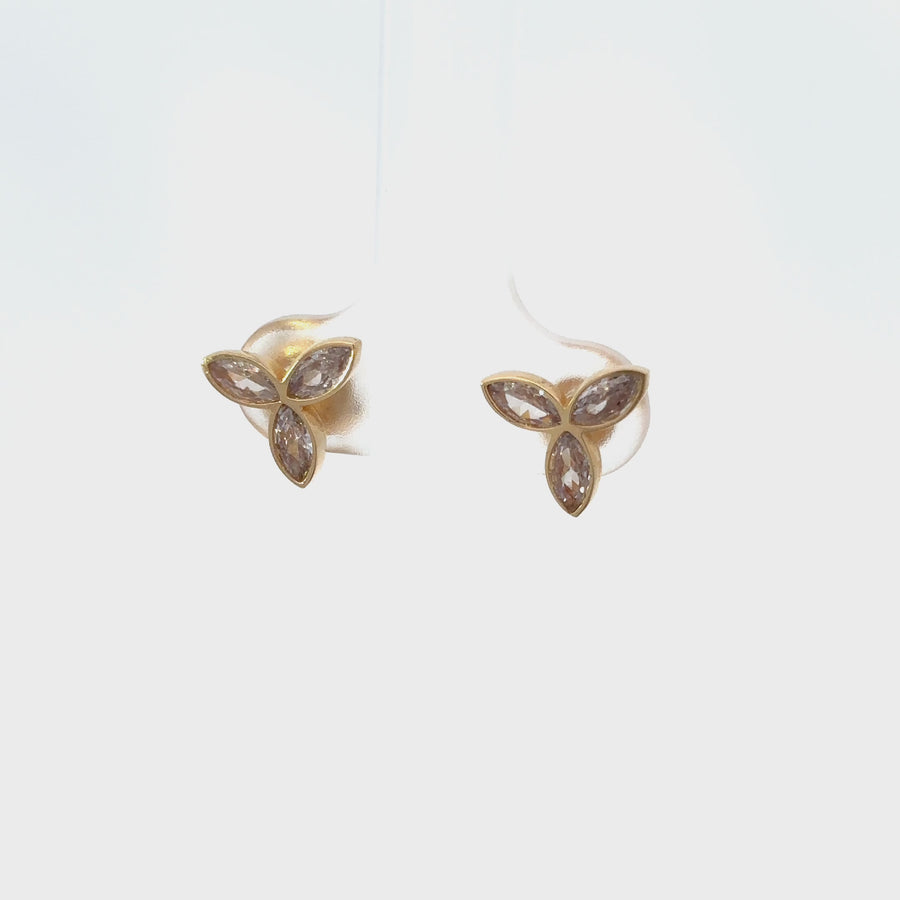 14k Gold Stud Earrings