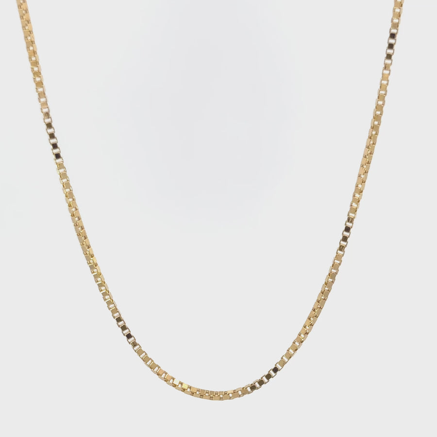 14K Gold Chain – Unisex, 21 Inches