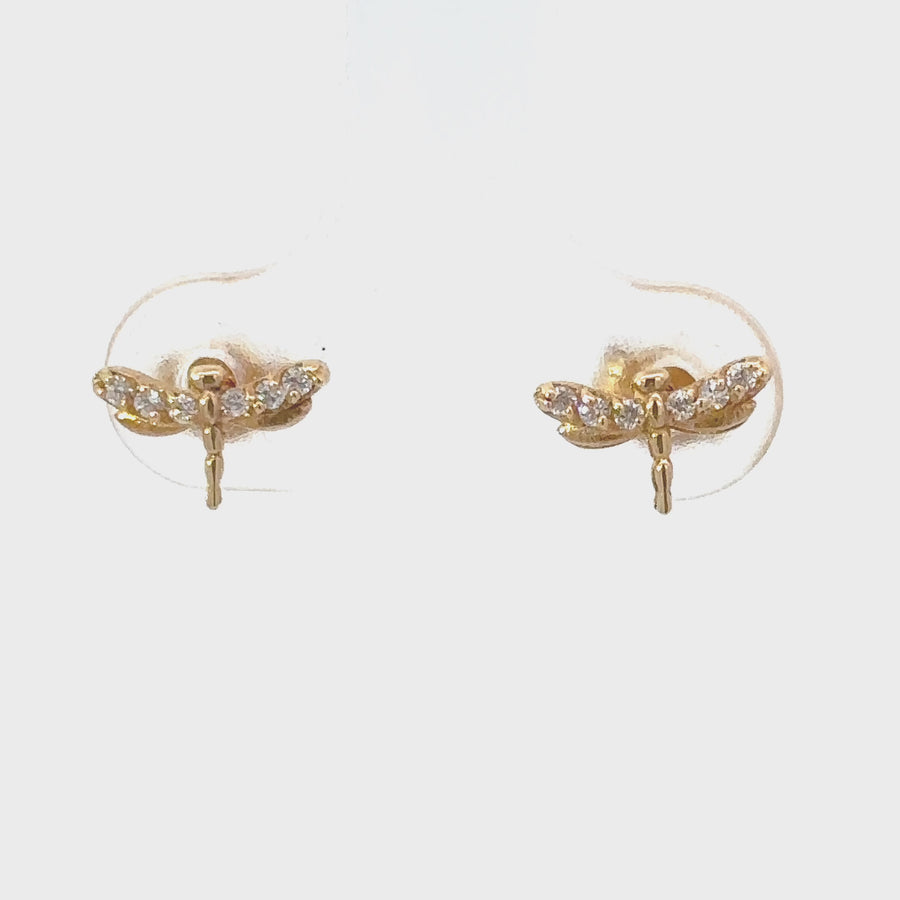 18k Gold Earrings for Baby Girls – Timeless Elegance