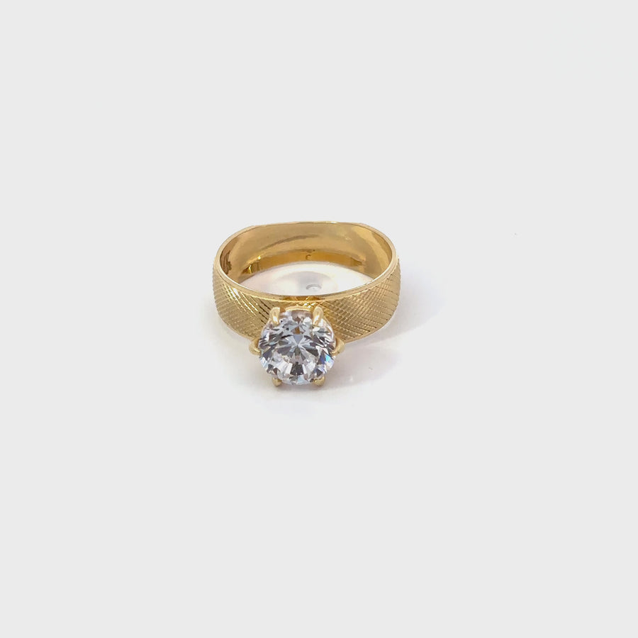 14k Gold Solid Ring