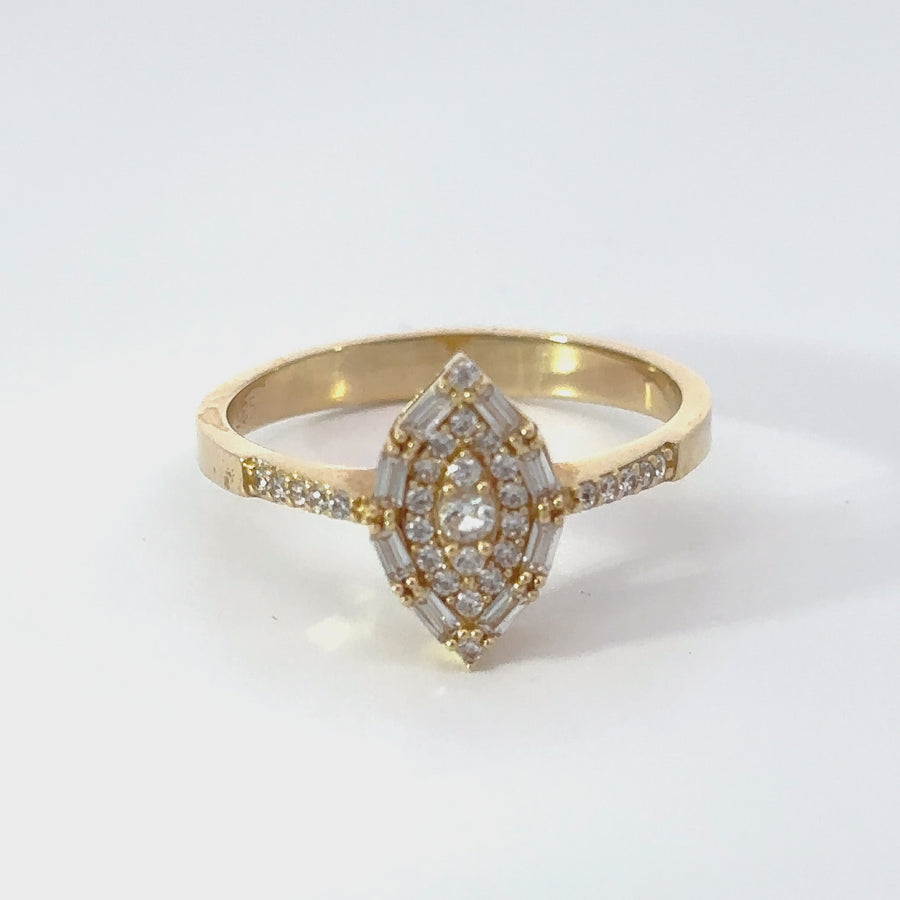 14k Gold Ring Women, Size 7