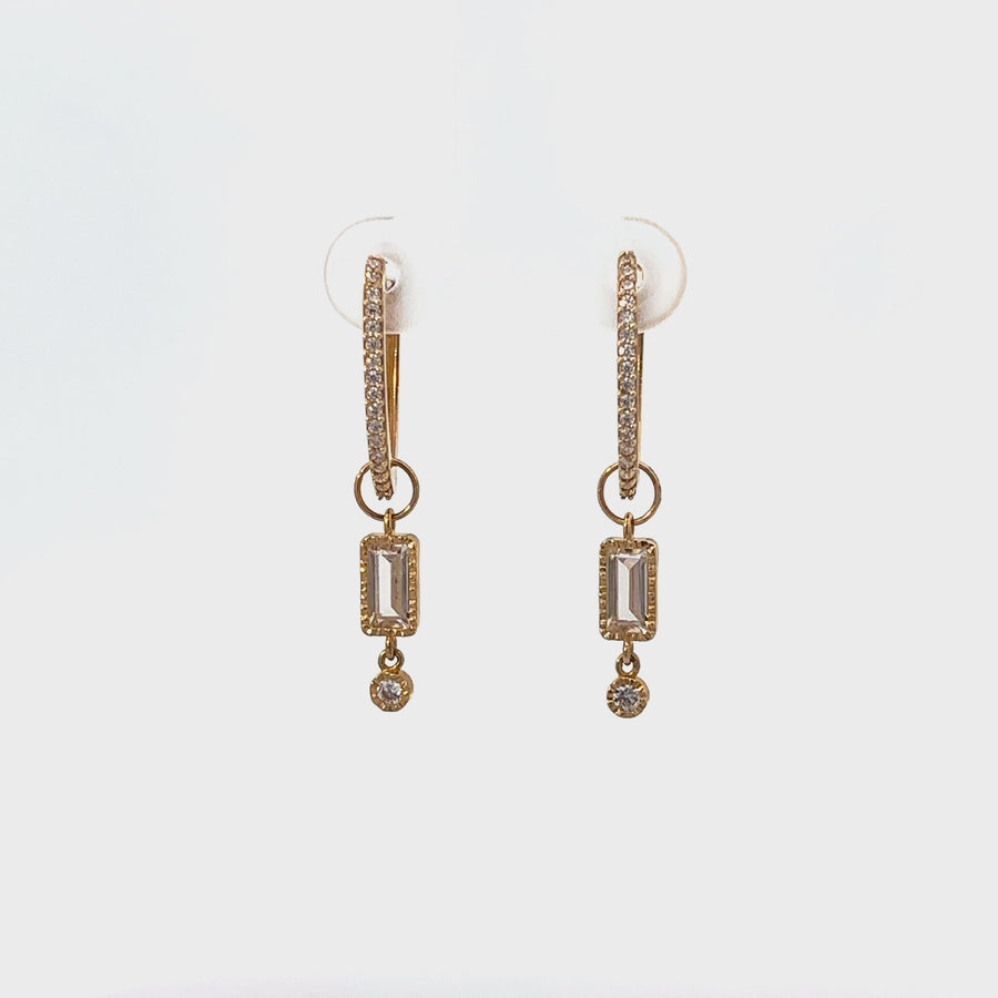 Elegant 14k Gold Women's Earrings