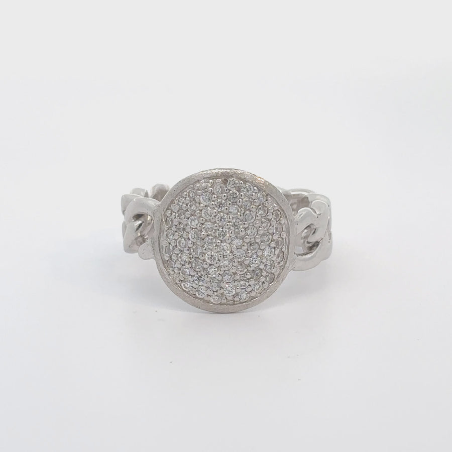 Silver Ring with CZ for Women