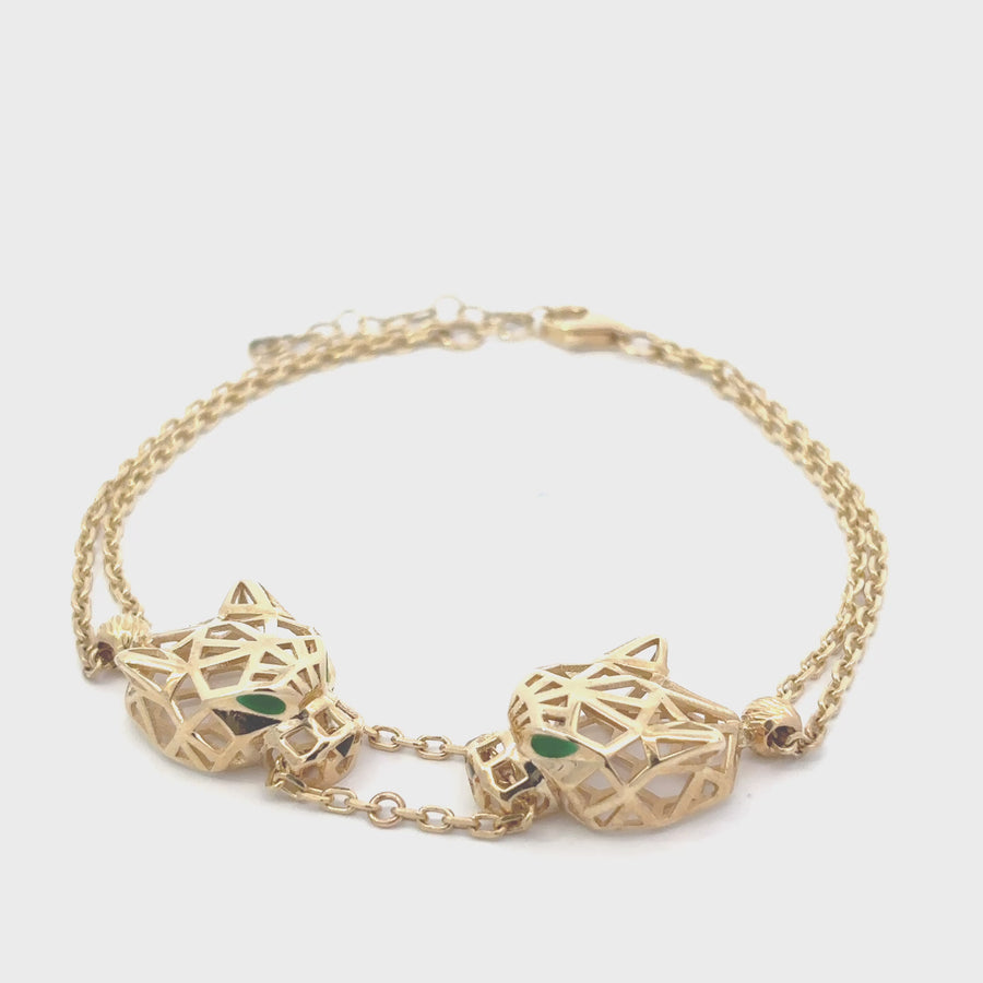 Gold Bracelet - 14k Gold - Adjustable 18.5/22.4 cm