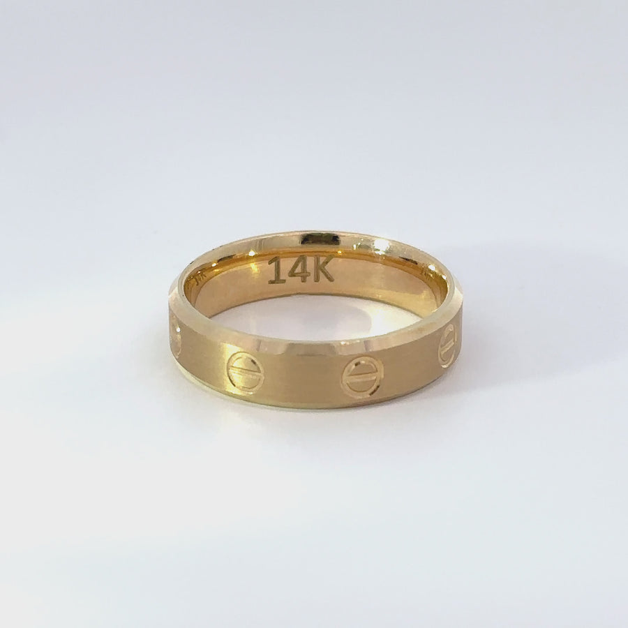 14k Gold Ring for Women, Size 7