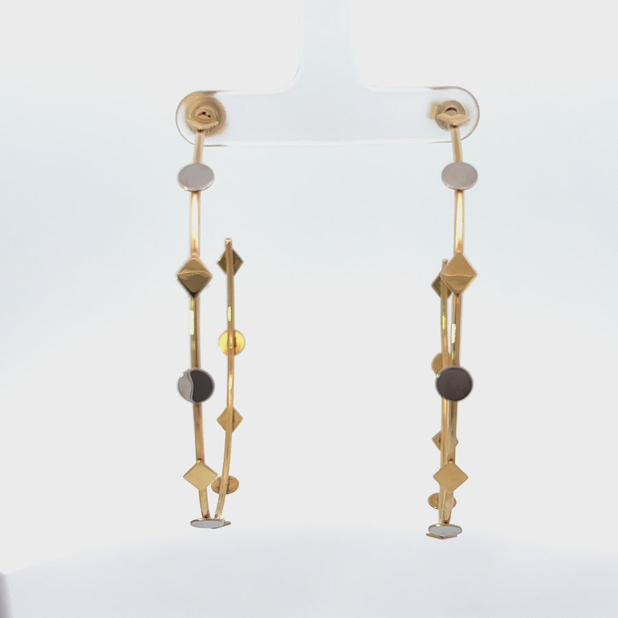 14k Gold Elegant Earrings