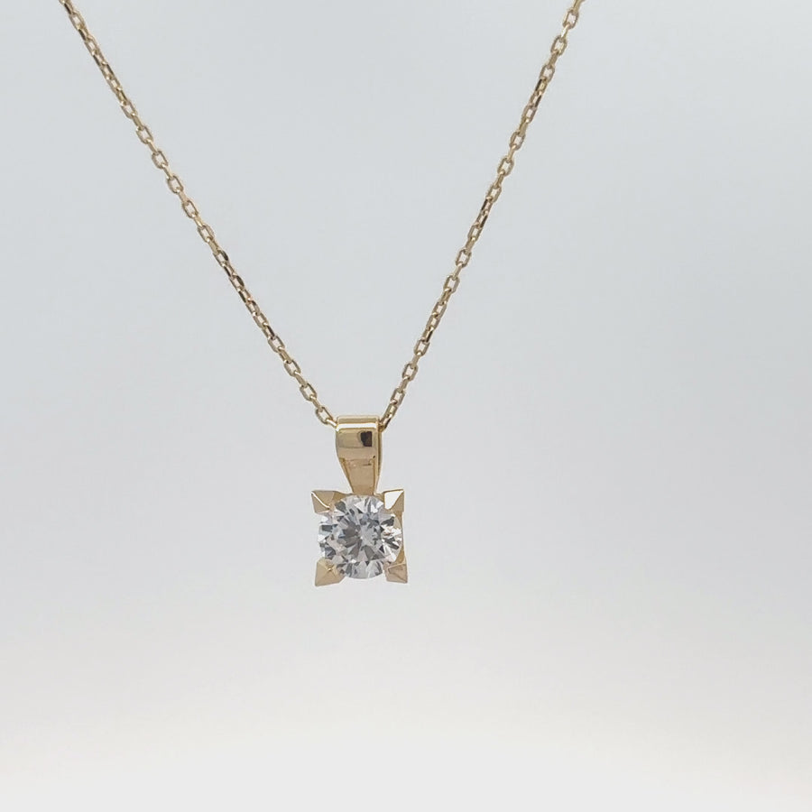 14k Gold Square-Inspired Earrings, Ring, and Necklace Set