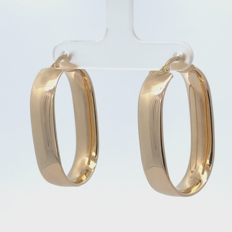 14k Gold Large Earrings – Bold and Elegant for Women