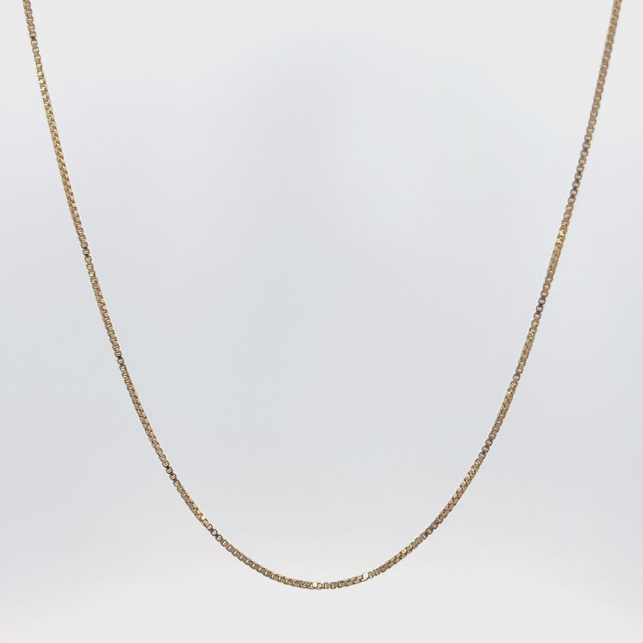 Unisex 14k Gold Chain – FDNA Esl XX, 21 Inches