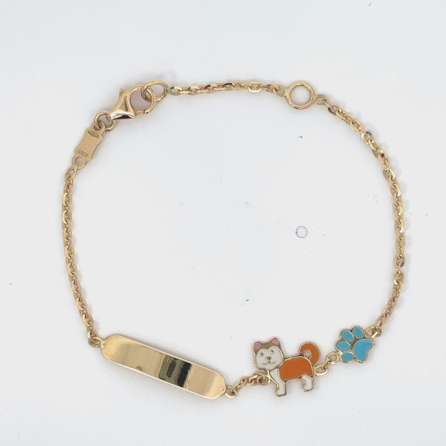 14k Gold Adjustable Bracelet for Babies