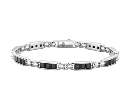 STEEL BRACELET LEATHER