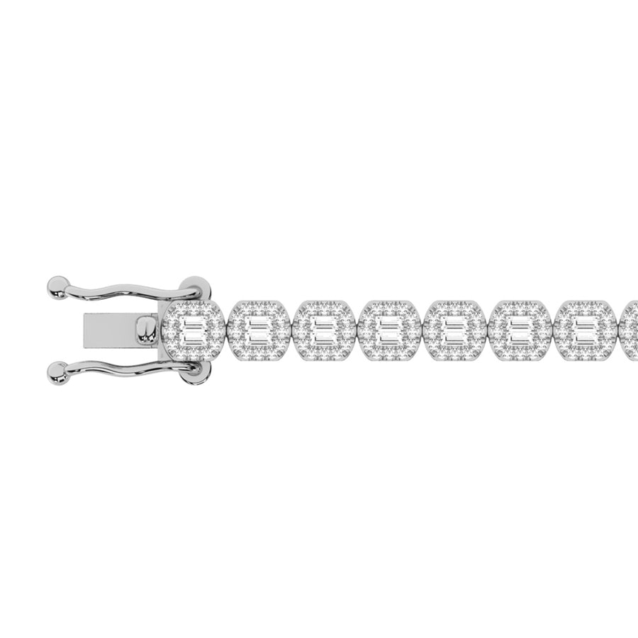 14K White Gold Diamond 2 1/3 Ct.Tw. Fashion Bracelet