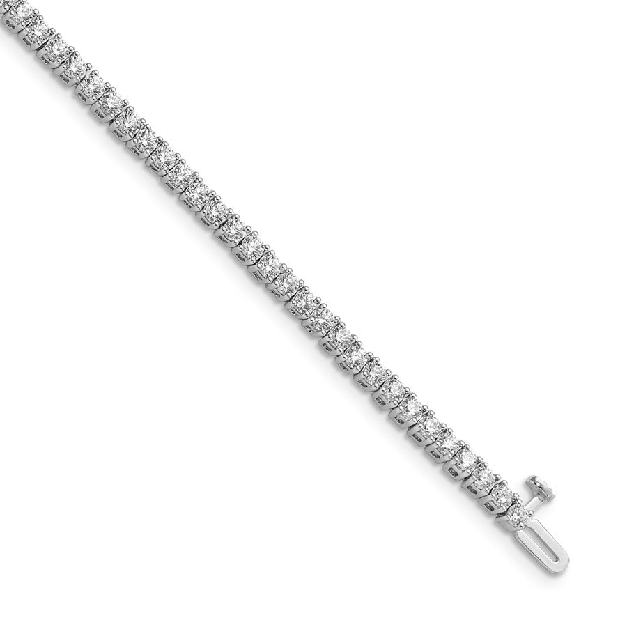 14k White Gold Lab Grown Diamond VS/SI GH, Tennis Bracelet