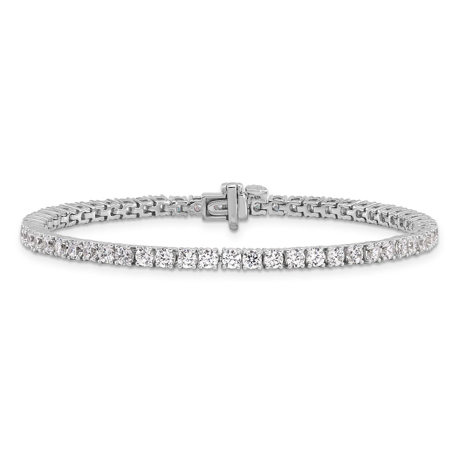 14k White Gold Lab Grown Diamond VS/SI GH, Tennis Bracelet