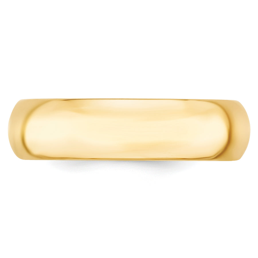 14k 6mm Comfort-Fit Band