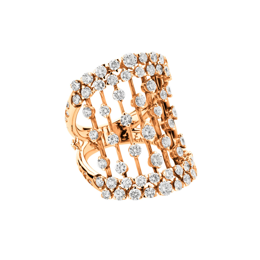 Sahara Band Rose Gold Diamond Ring