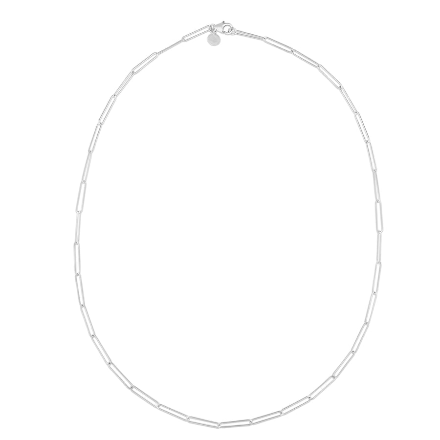 14K Lungo Paperclip Chain Necklace